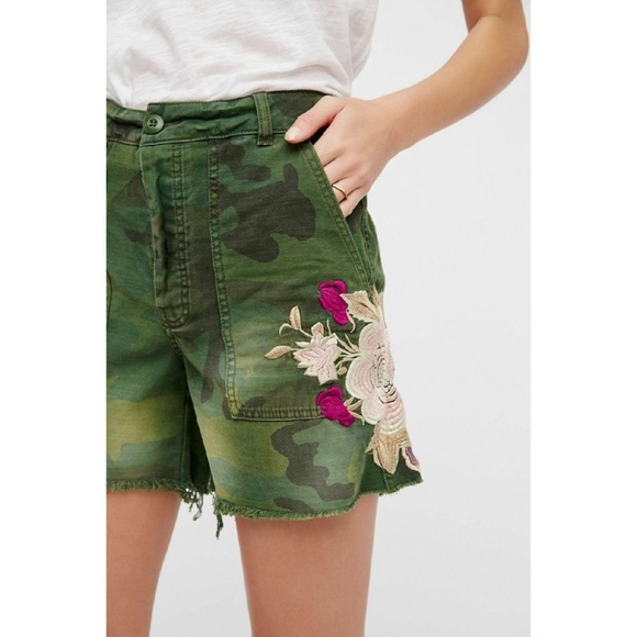 Free People Pants - New Free People Embroidered Scout Short Floral